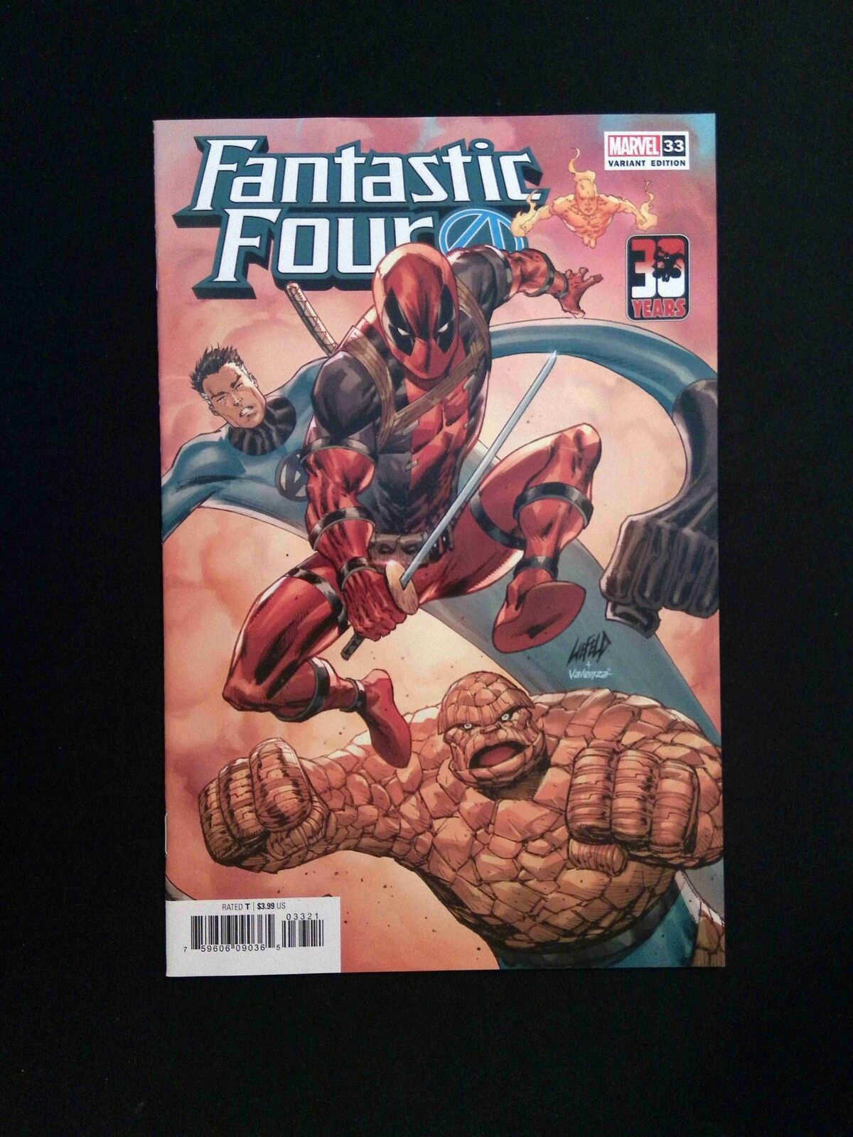 Fantastic Four #33B (6th Series) Marvel Comics 2021 NM Liefeld Variant