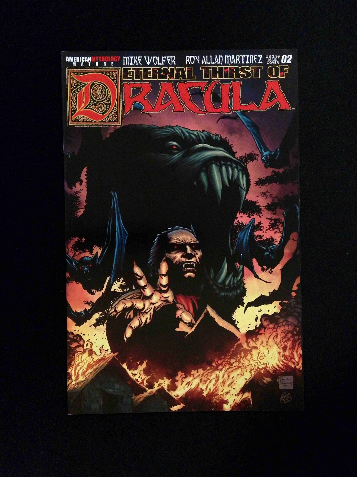 Eternal Thirst of Dracula #2 American Mythology Comics 2017 NM-