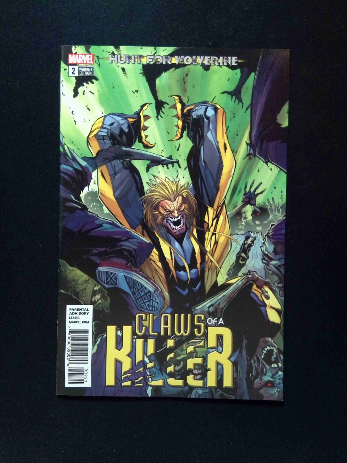 Hunt for Wolverine The Claws of a Killer #2B MARVEL 2018 VF+ Sanoval Variant