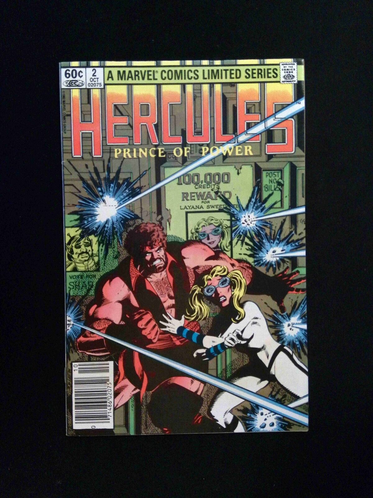 Hercules Prince of Power #2 Marvel Comics 1982 VF Newsstand