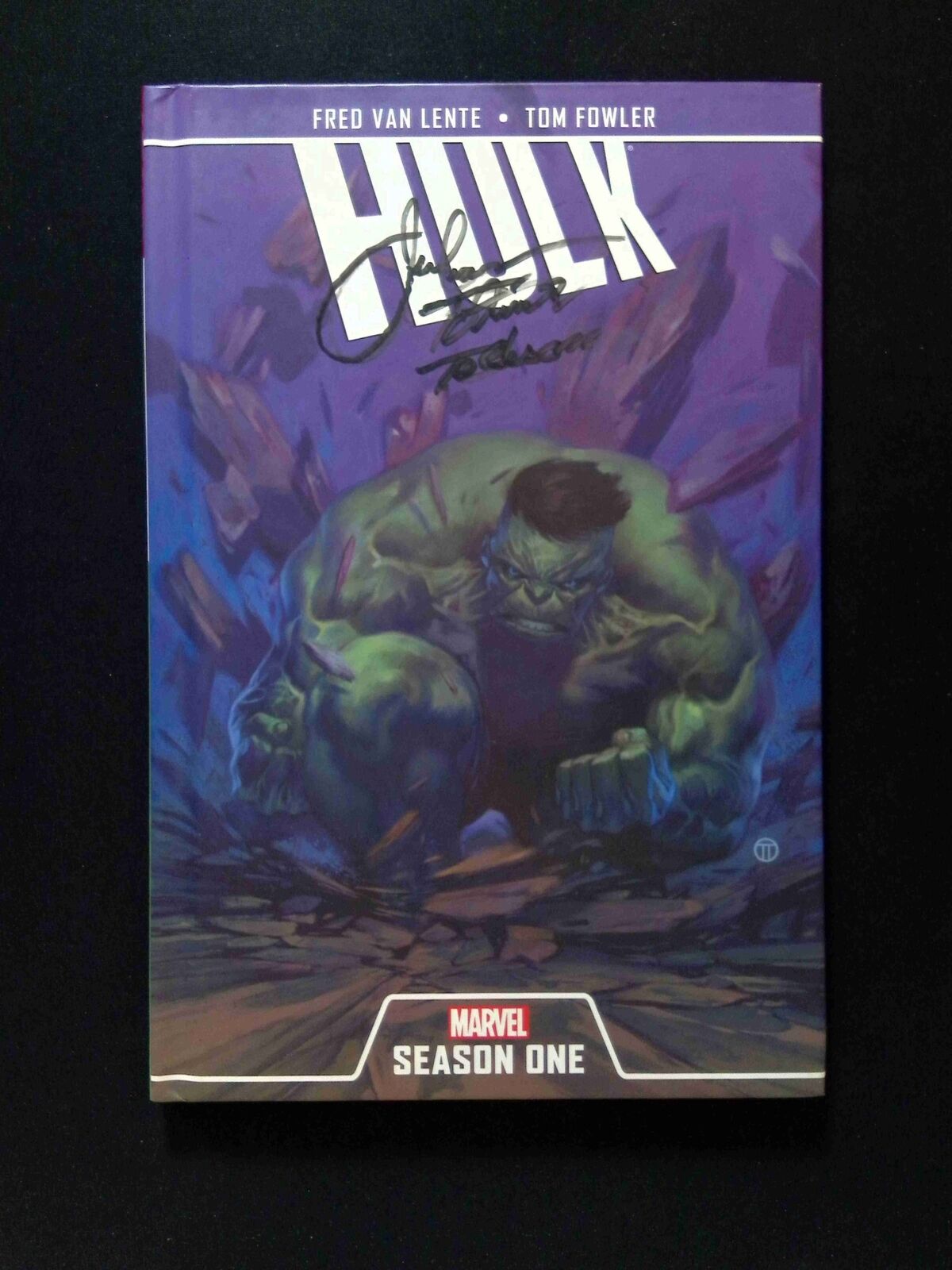 Hulk Season One HC #1 MARVEL Comics 2012 VF/NM Signed BY JULIAN TOTINO TEDESCO