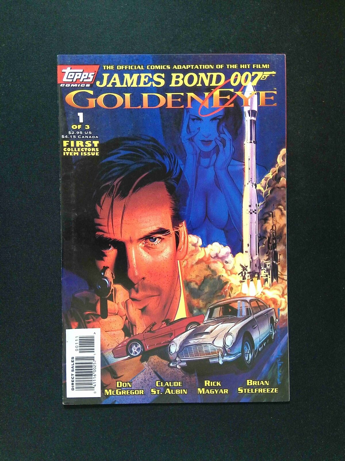 James Bond 007 Goldeneye #1 TOPPS Comics 1996 FN/VF