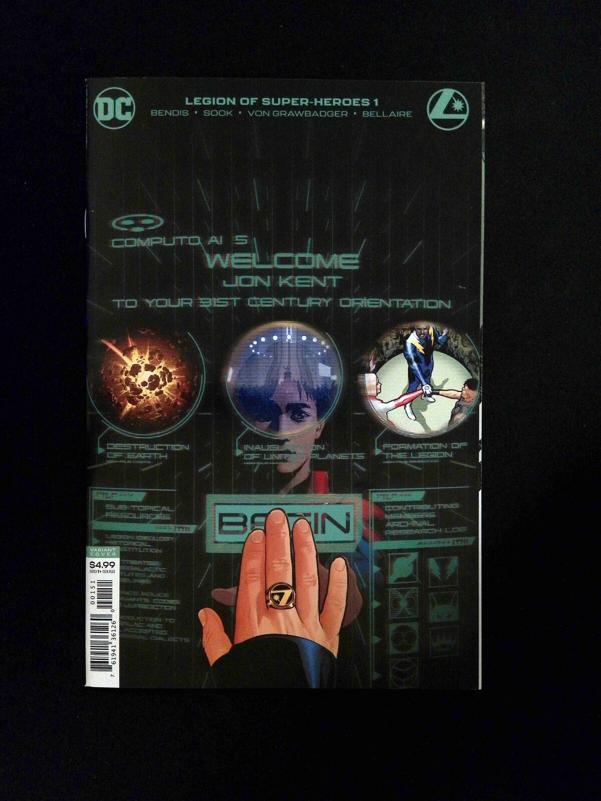 Legion of Super-Heroes #1C DC Comics 2020 NM+ Sook Variant