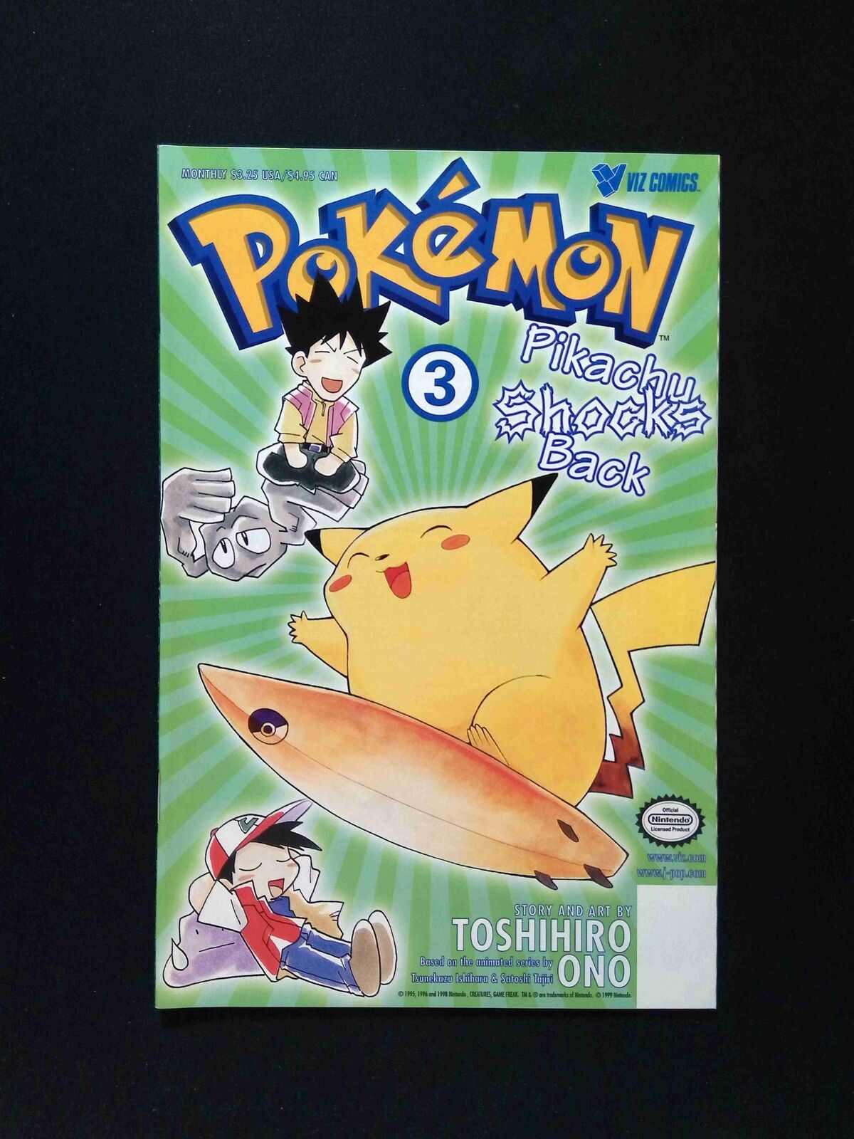 Pokemon Part 2 Pikachu Shocks Back #3 VIZ MEDIA Comics 1999 NM-