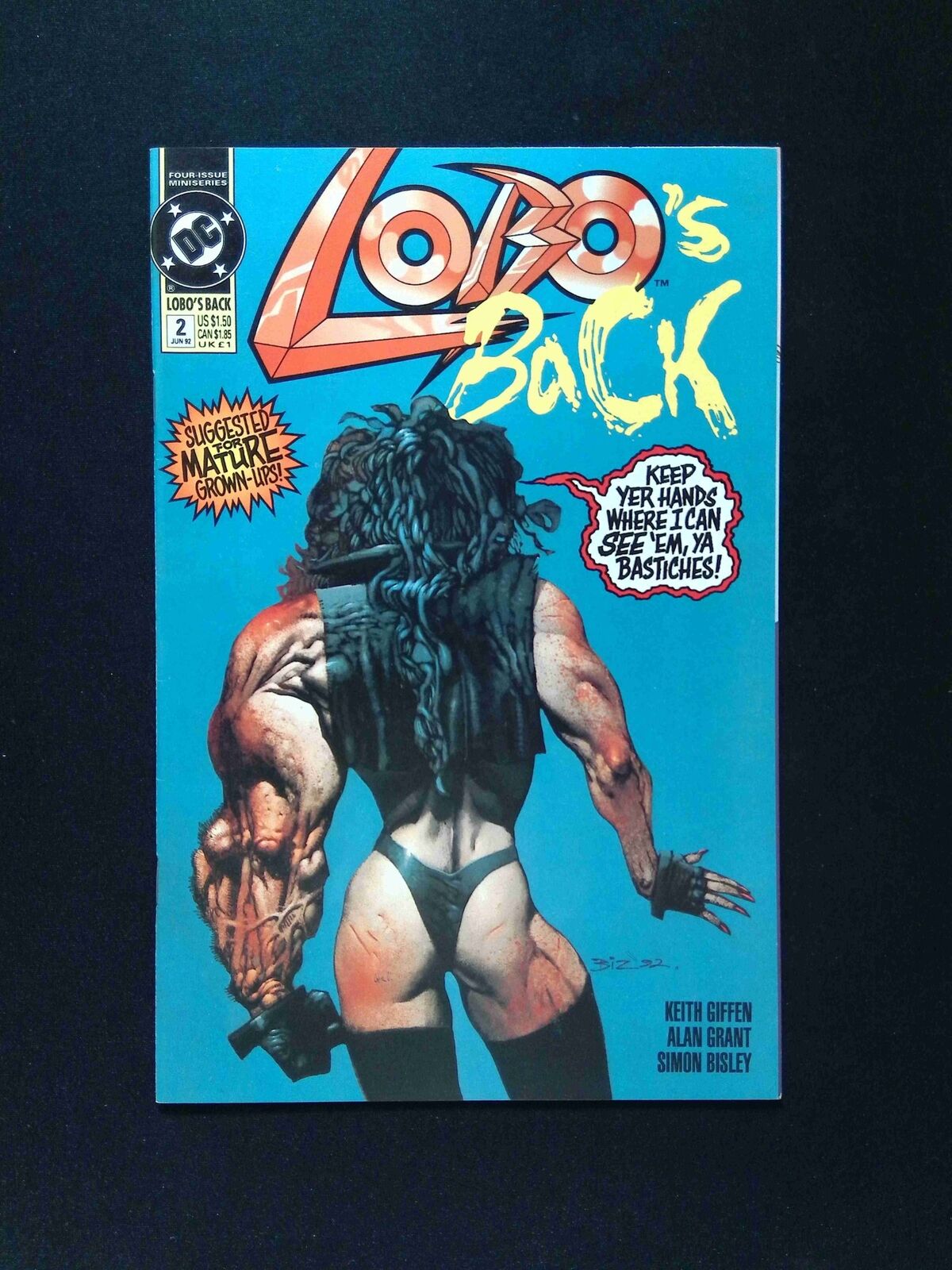 Lobo's Back #2 DC Comics 1992 VF+