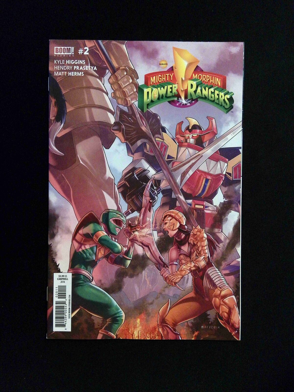 Mighty Morphin Power Rangers #2 Boom Comics 2016 NM