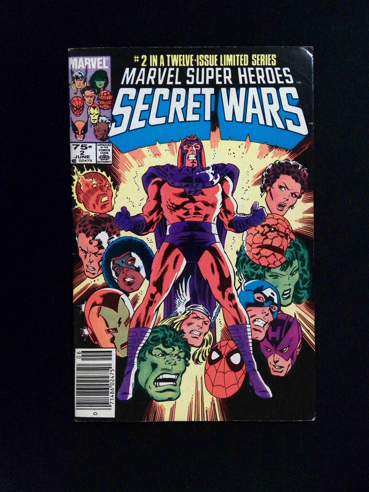 Marvel Super Heroes Secret Wars #2 Marvel Comics 1984 FN/VF Newsstand