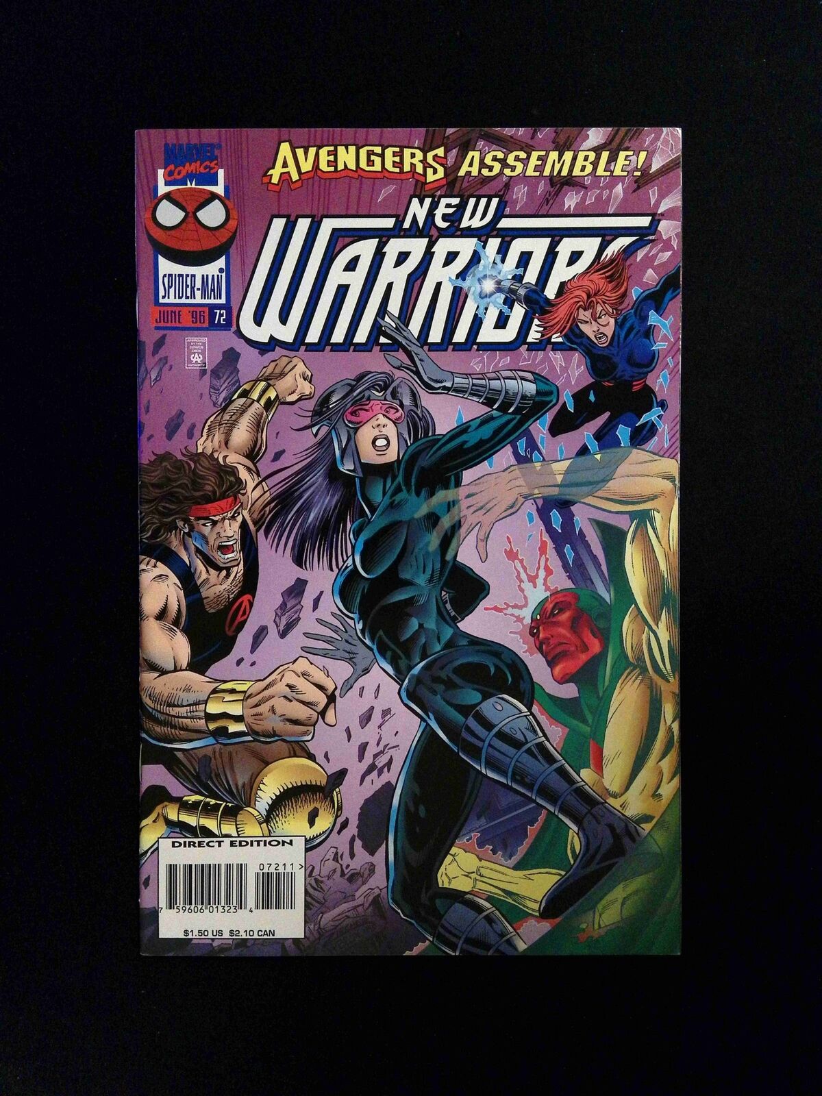 New Warriors #72 Marvel Comics 1996 NM-