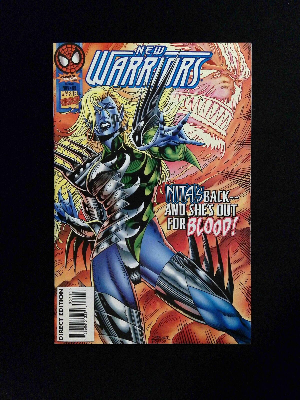 New Warriors #65 Marvel Comics 1995 VF/NM