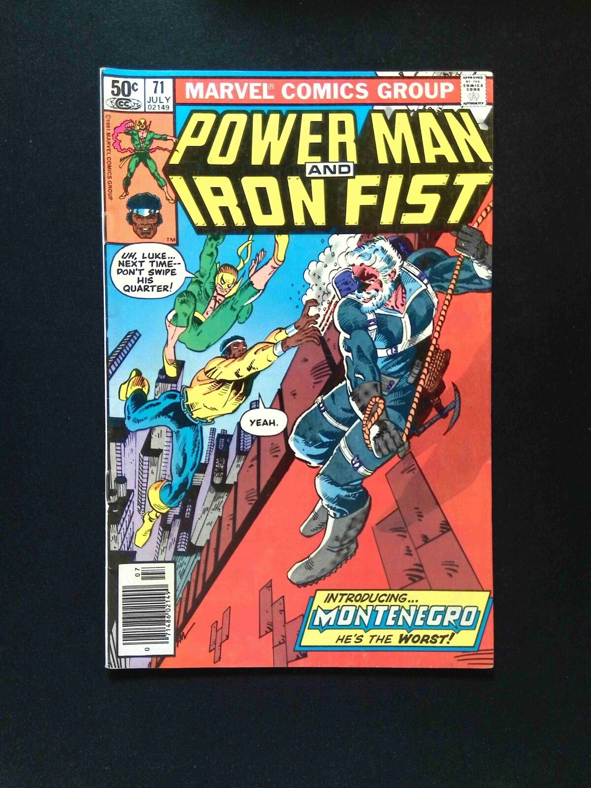 Power Man and Iron Fist #71 MARVEL Comics 1981 FN/VF NEWSSTAND