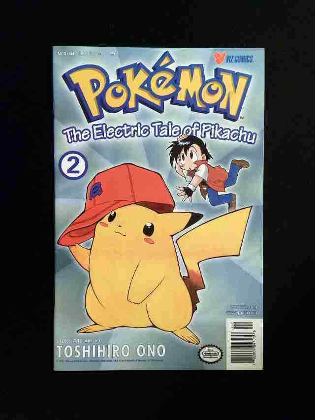 Pokemon Part 1 The Electric Tales of Pikachu #2 VIZ Comics 1999 VF+ NEWSSTAND
