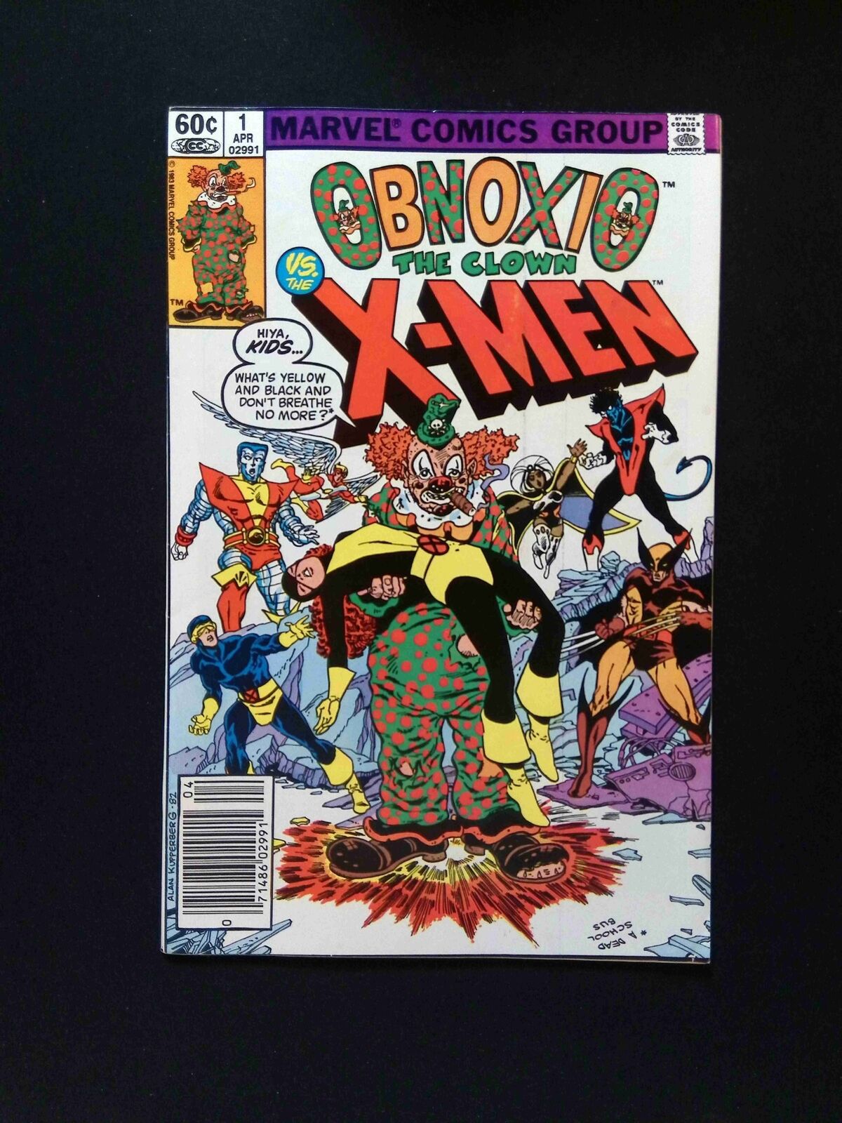 Obnoxio the Clown vs. The X-Men #1 MARVEL Comics 1983 VF- NEWSSTAND