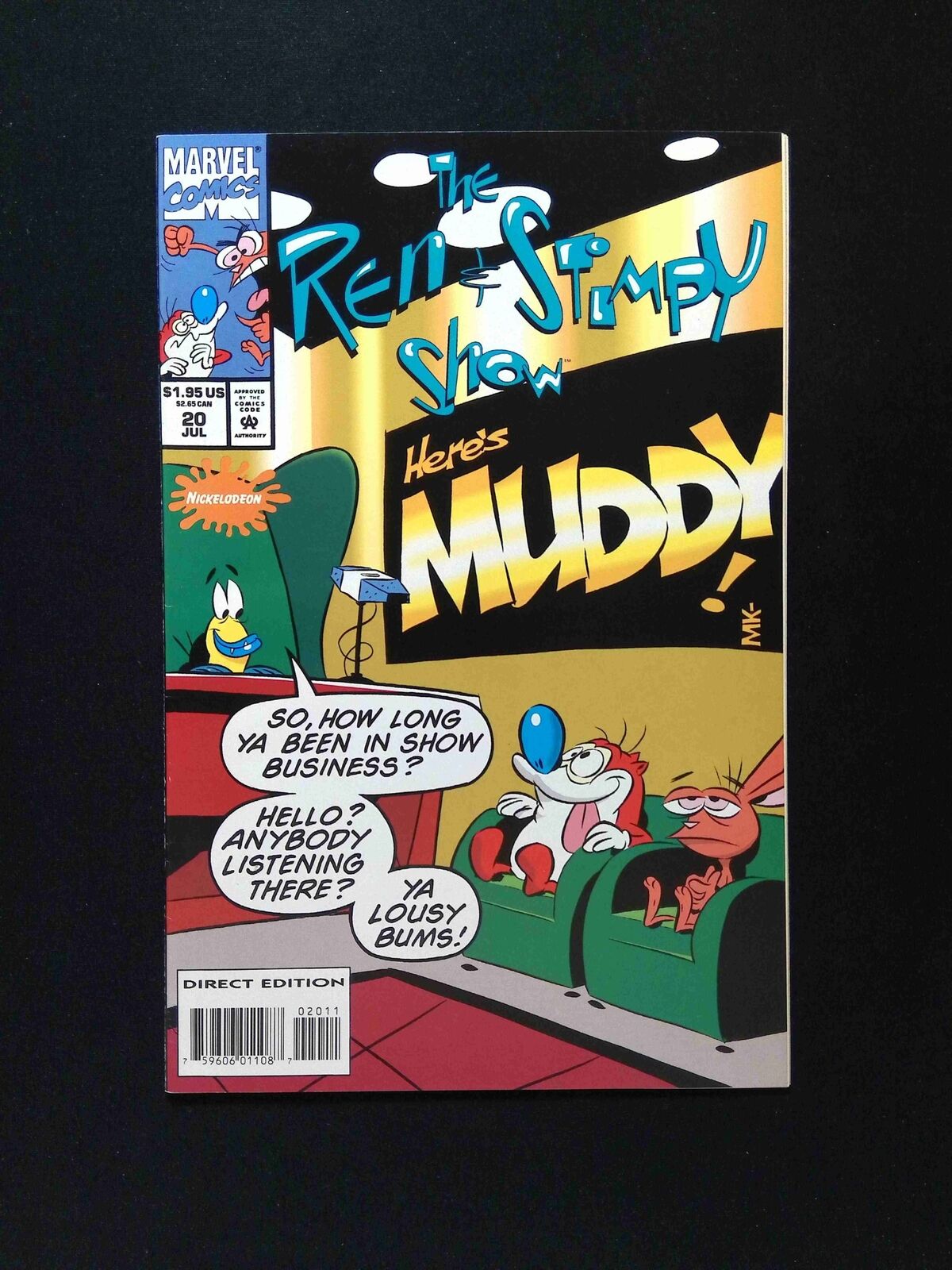 Ren and Stimpy Show #20 MARVEL Comics 1994 VF+