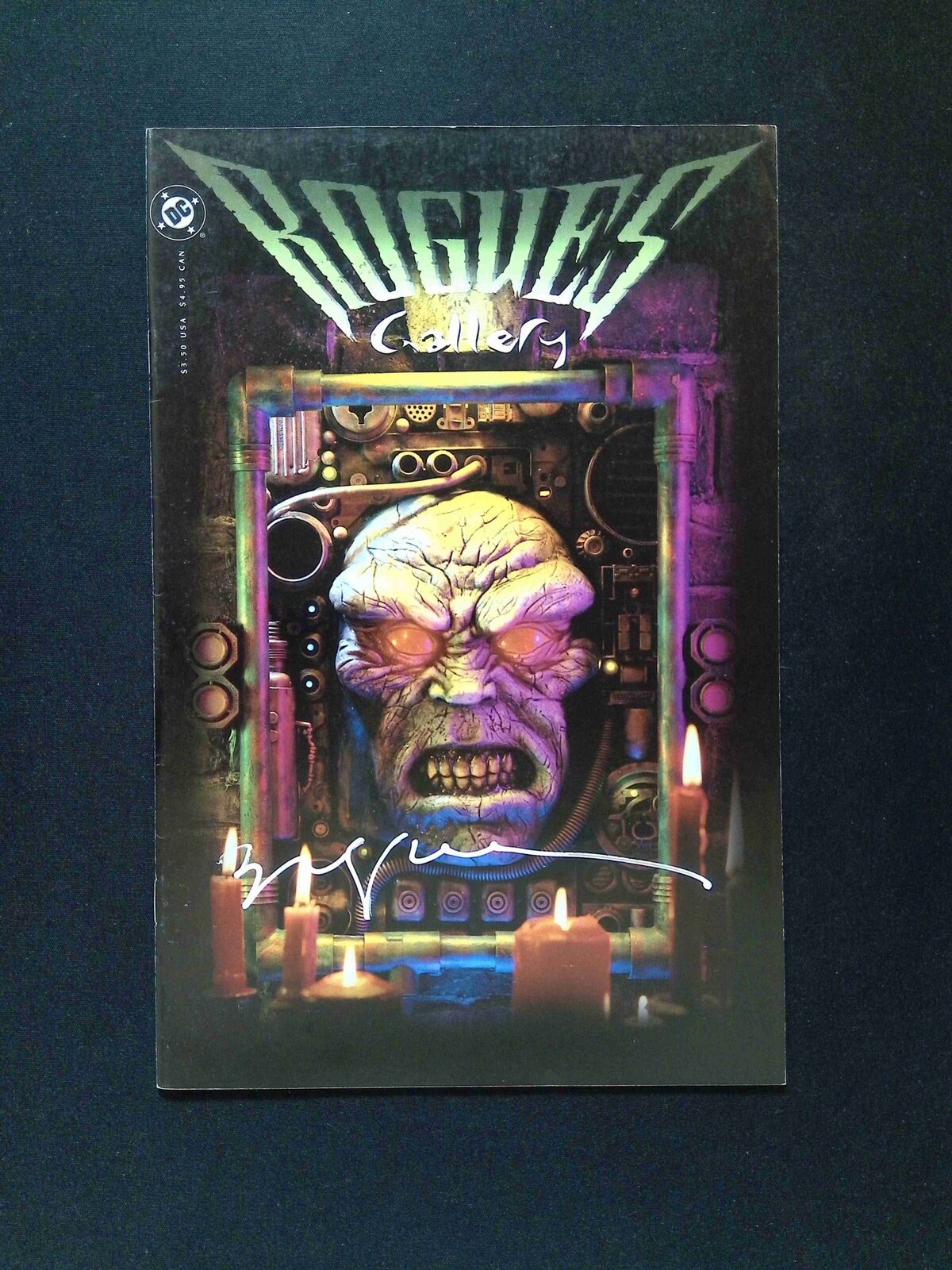 Rogues Gallery #1 DC Comics 1996 VF Signed By BILL SIENKIEWICZ