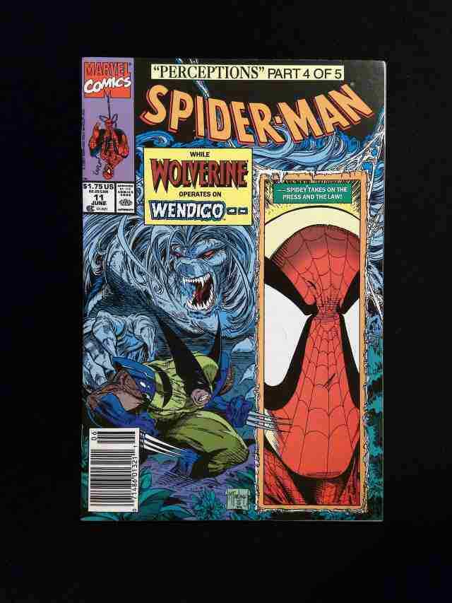 Spider-Man #11 MARVEL Comics 1991 VF+ NEWSSTAND