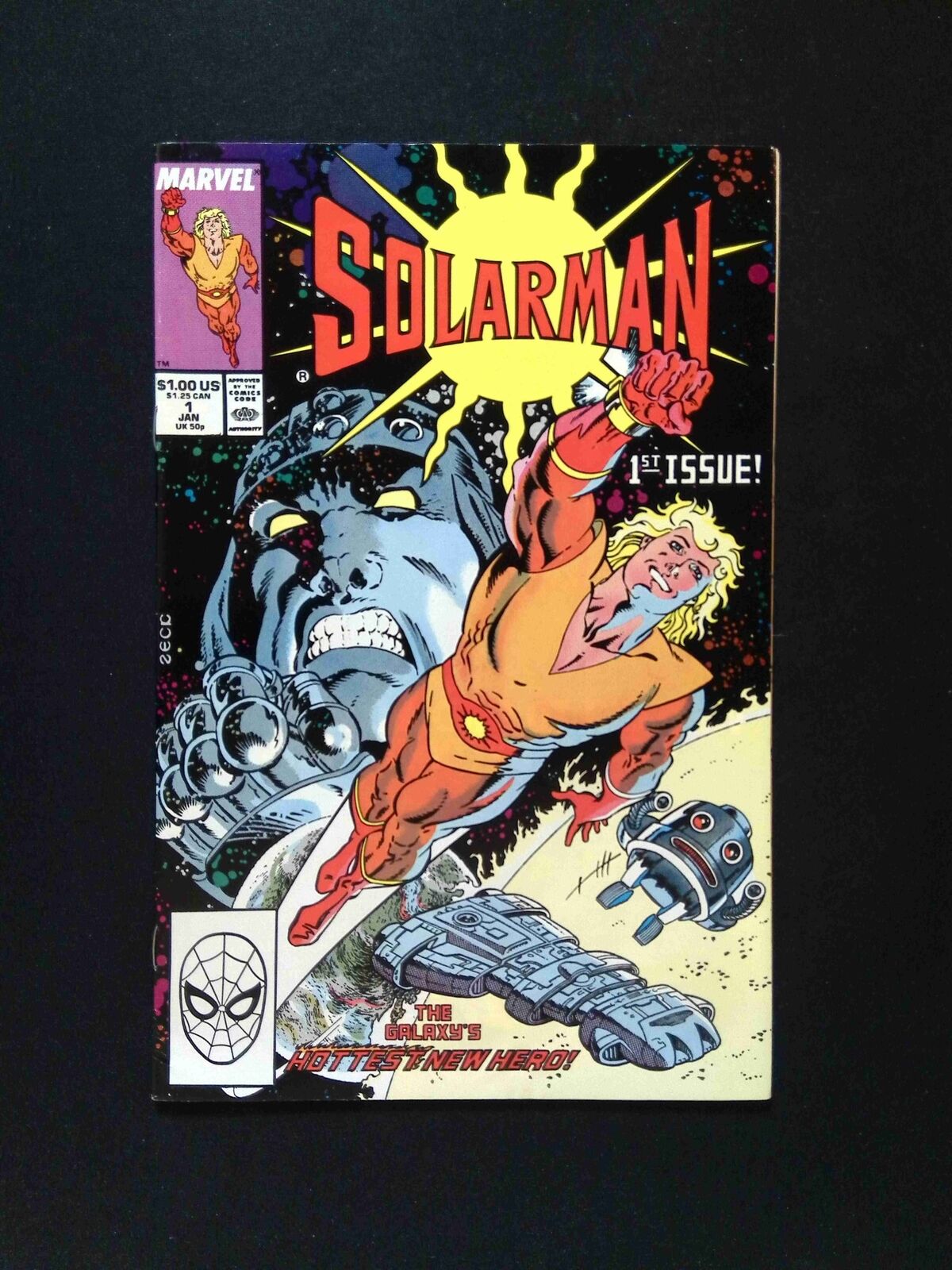 Solarman #1 MARVEL Comics 1989 VF