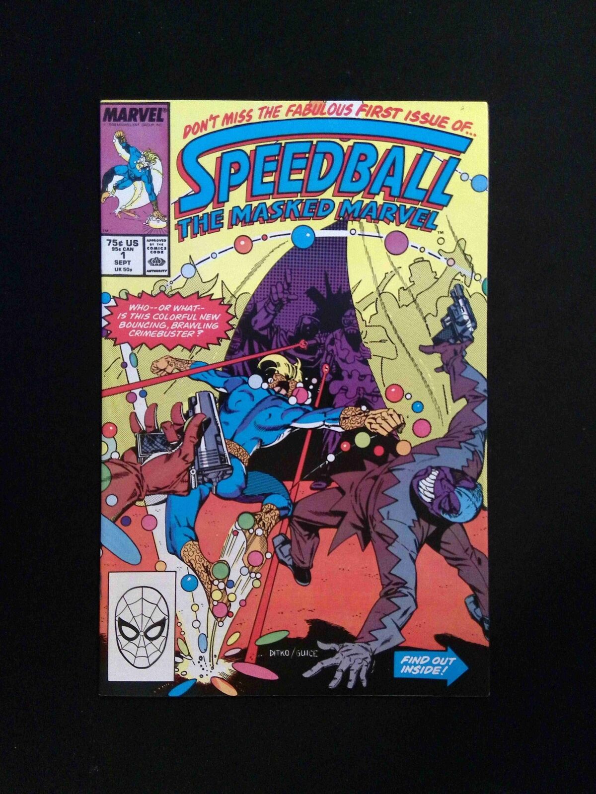 Speedball #1 Marvel Comics 1988 VF/NM