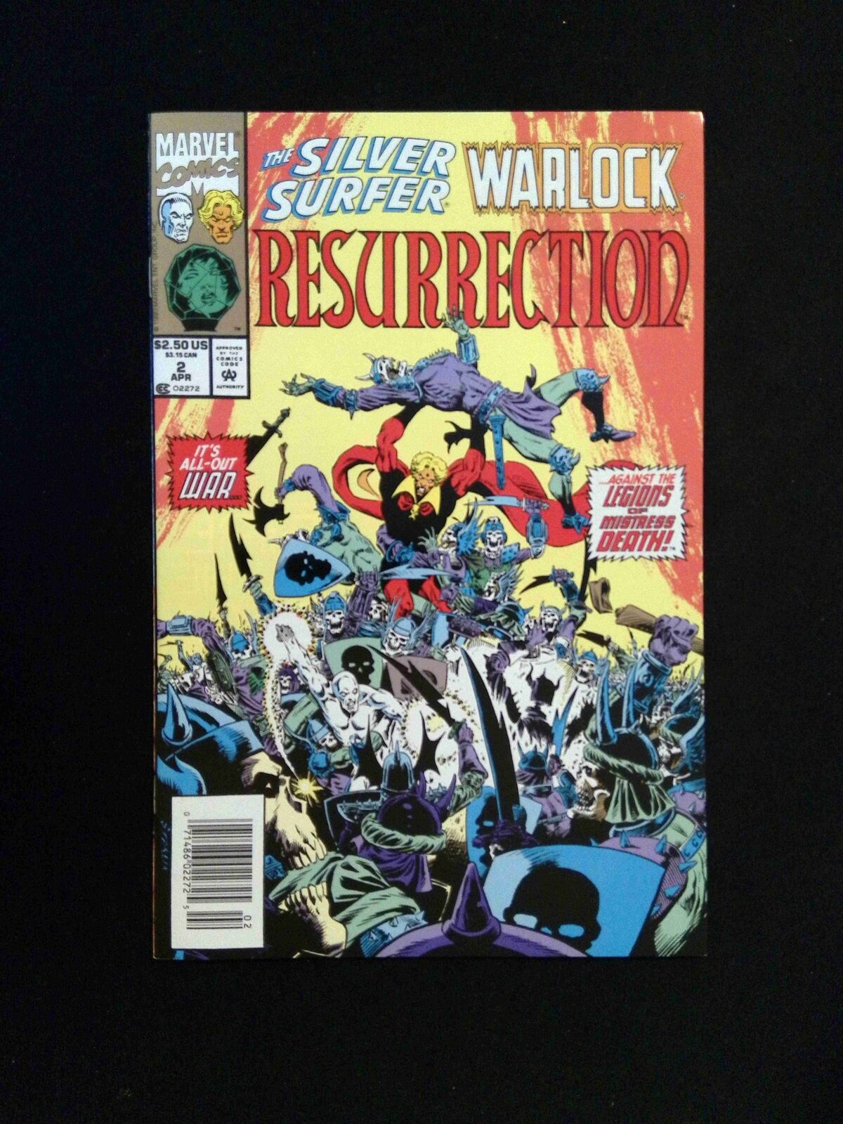 Silver Surfer Warlock Resurrection #2 Marvel Comics 1993 NM Newsstand
