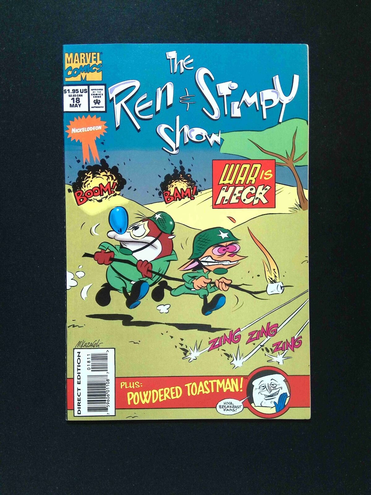 Ren and Stimpy Show #18 MARVEL Comics 1994 VF+