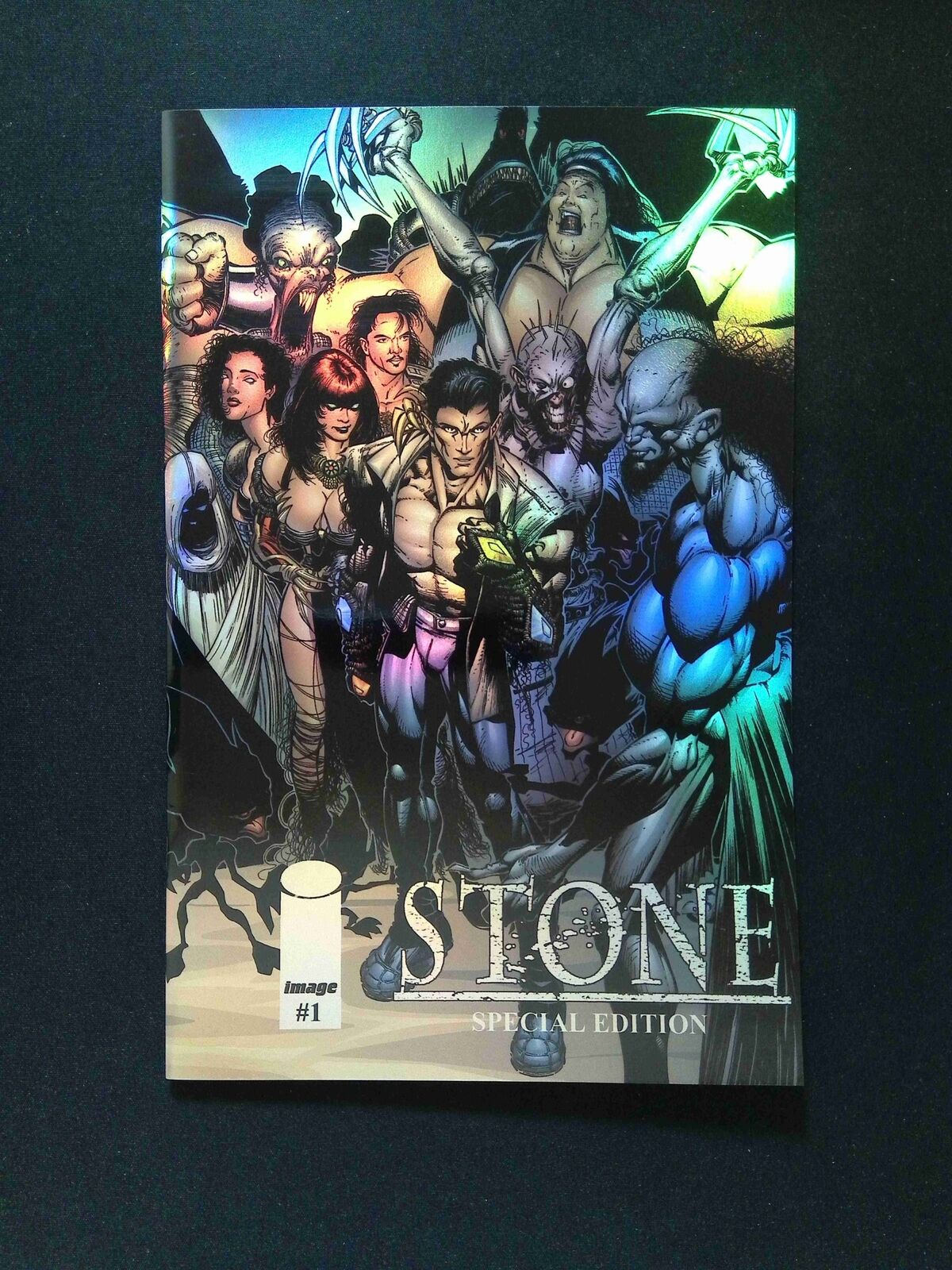 Stone #1CHROME (2ND SERIES) AVALON STUDIOS Comics 1999 NM Variant Cover