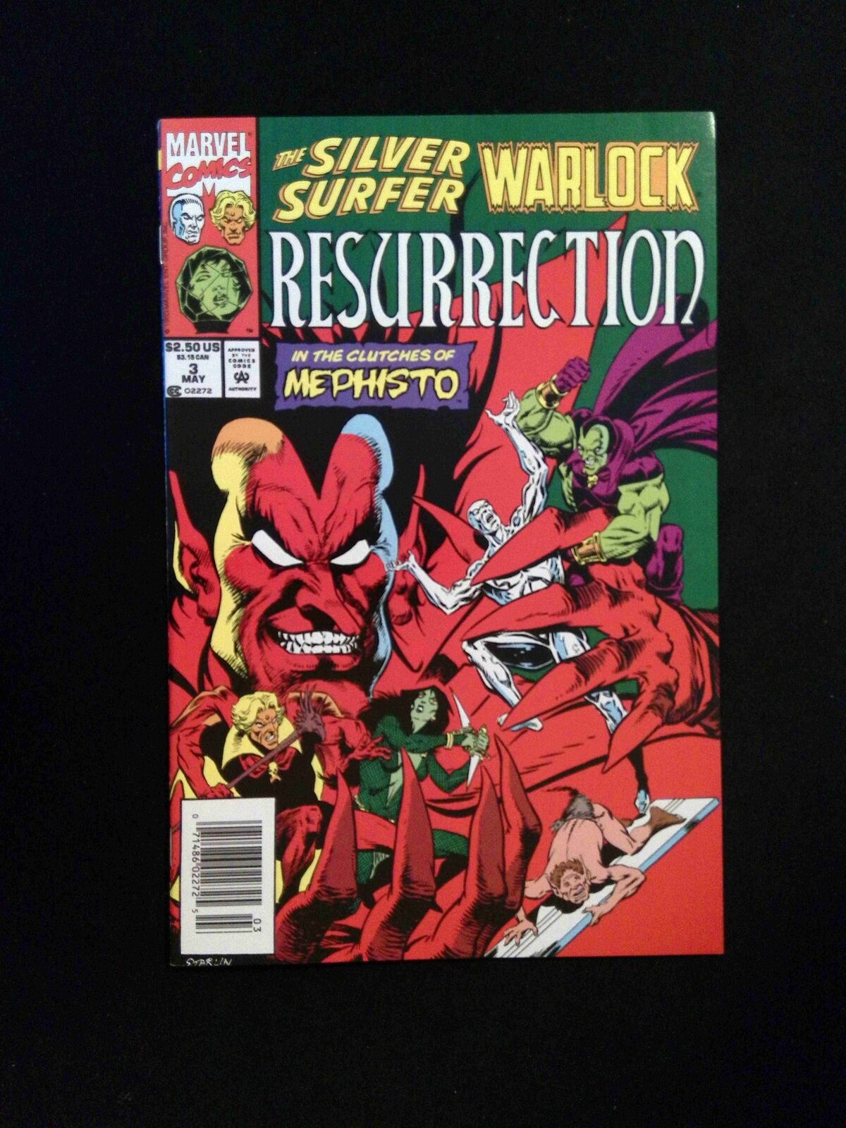 Silver Surfer Warlock Resurrection #3 Marvel Comics 1993 NM Newsstand