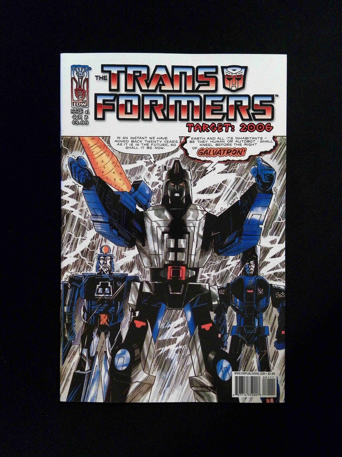 Transformers Target 2006 #1B IDW Comics 2007 NM+ Classic Variant