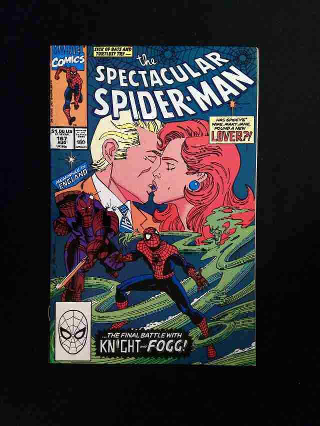 Spectacular Spider-Man #167 MARVEL Comics 1990 VF