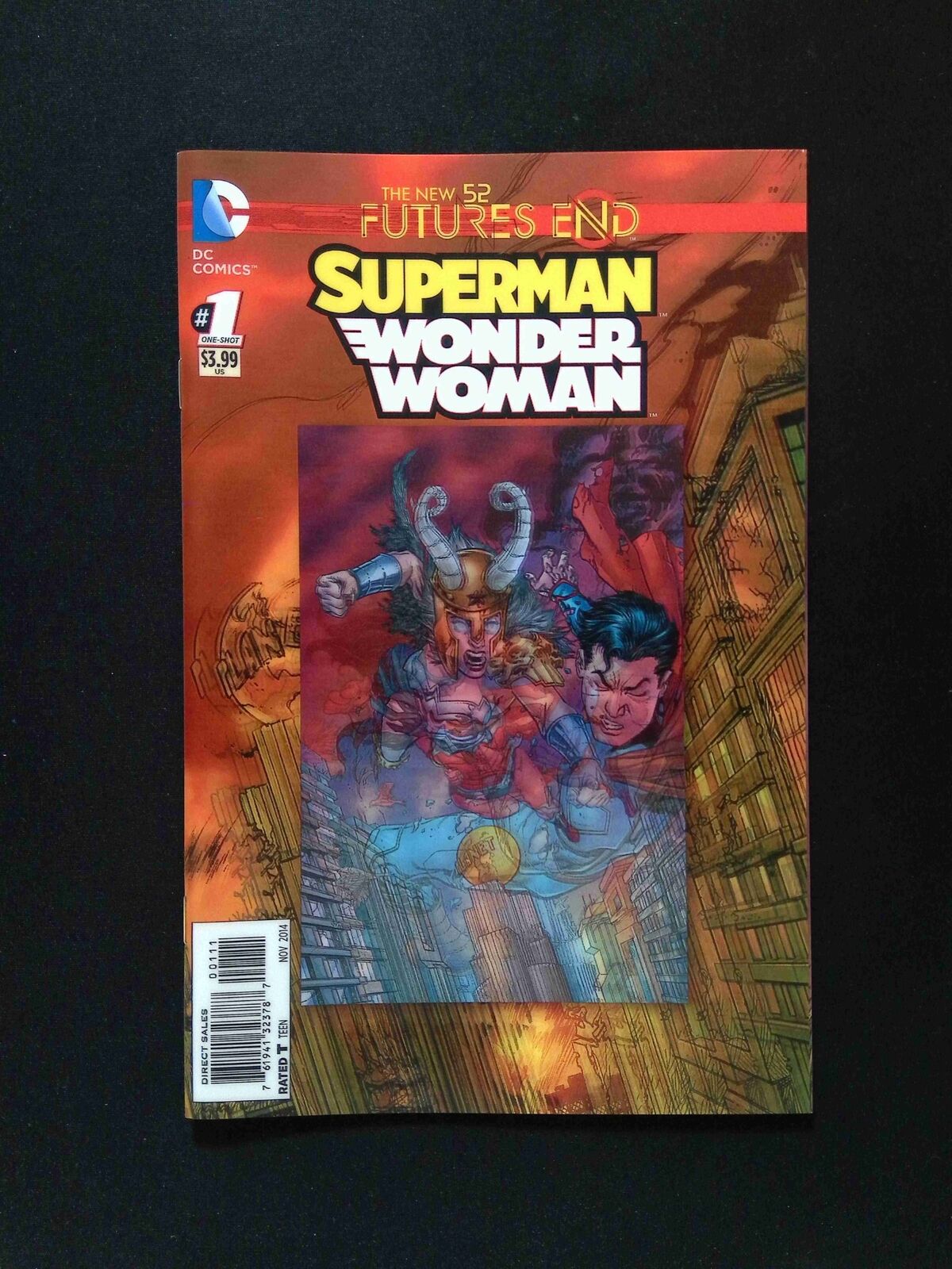 Superman Wonder Woman Futures End #1B DC Comics 2014 NM+ Raney Variant