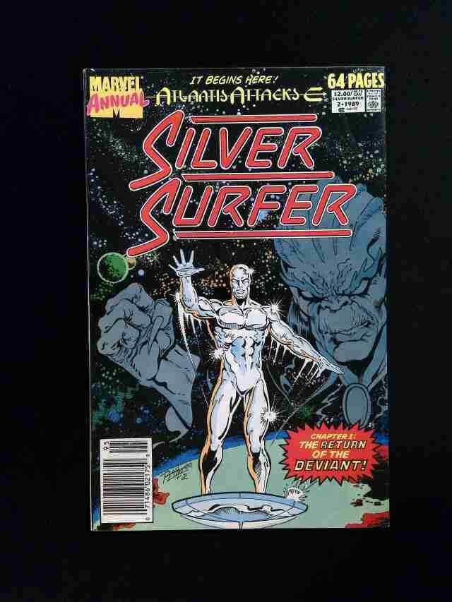 Silver Surfer Annual #2 MARVEL Comics 1989 VF- NEWSSTAND