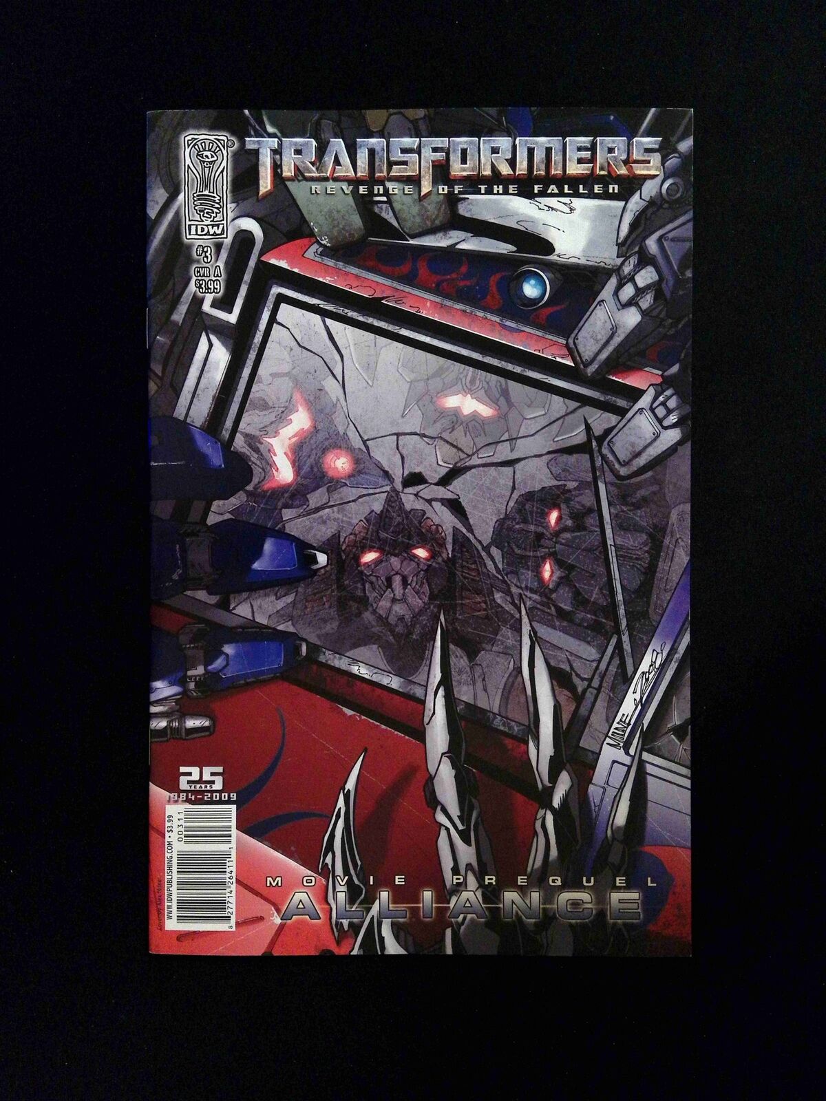 Transformers Revenge Of The Fallen Alliance #3 IDW Comics 2008 NM+