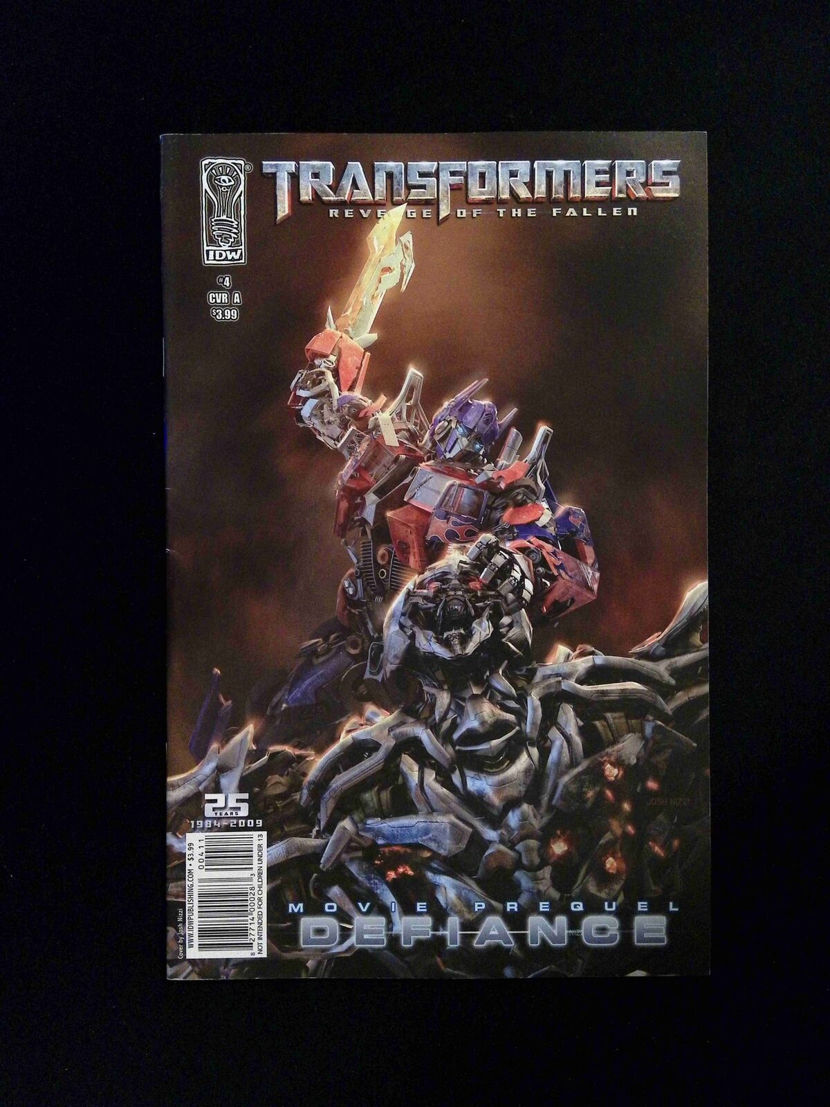 Transformers Revenge Of The Fallen Defiance #4 IDW Comics 2009 VF+