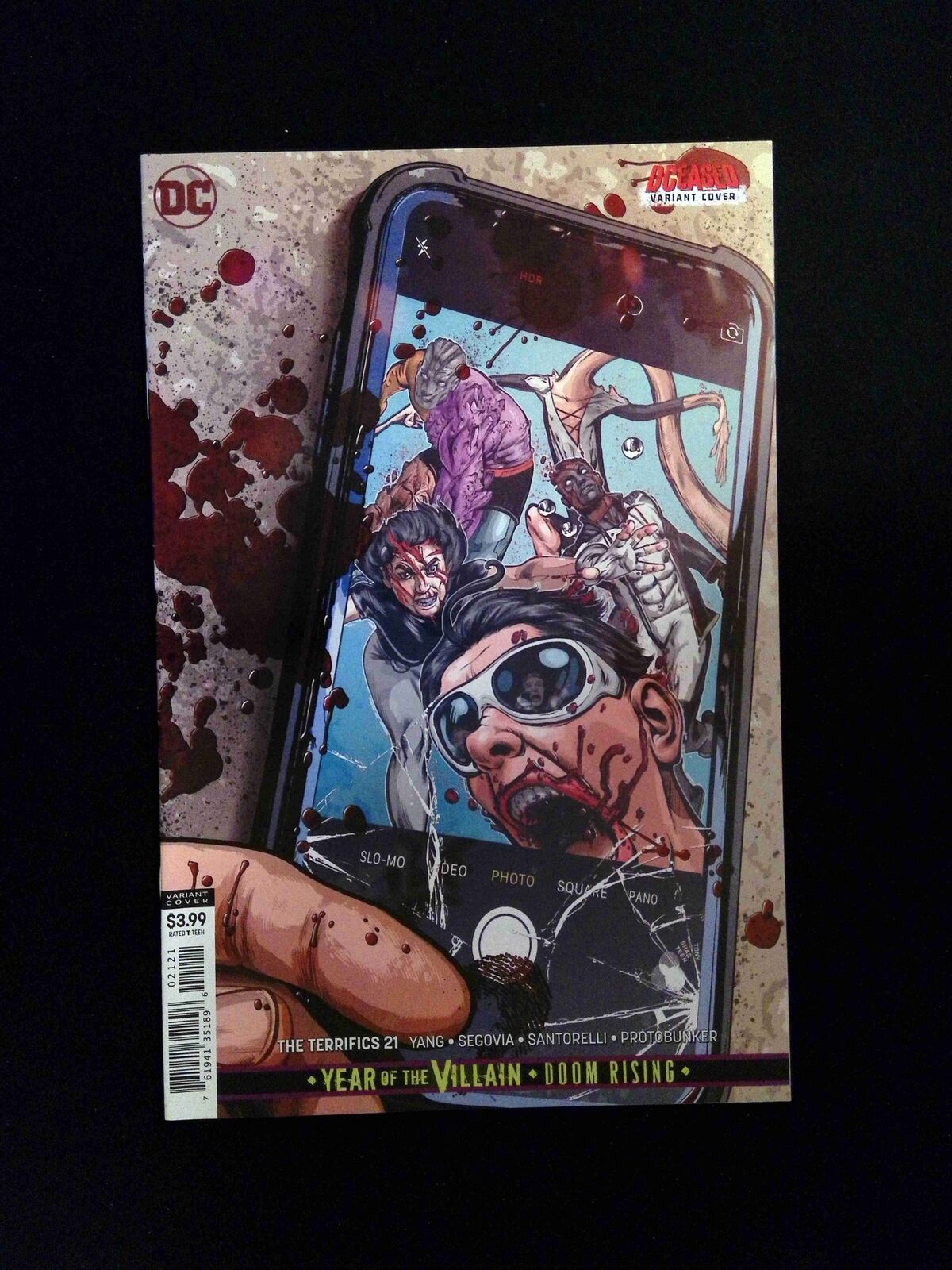 Terrifics #21B DC Comics 2019 VF+ Shasteen Variant