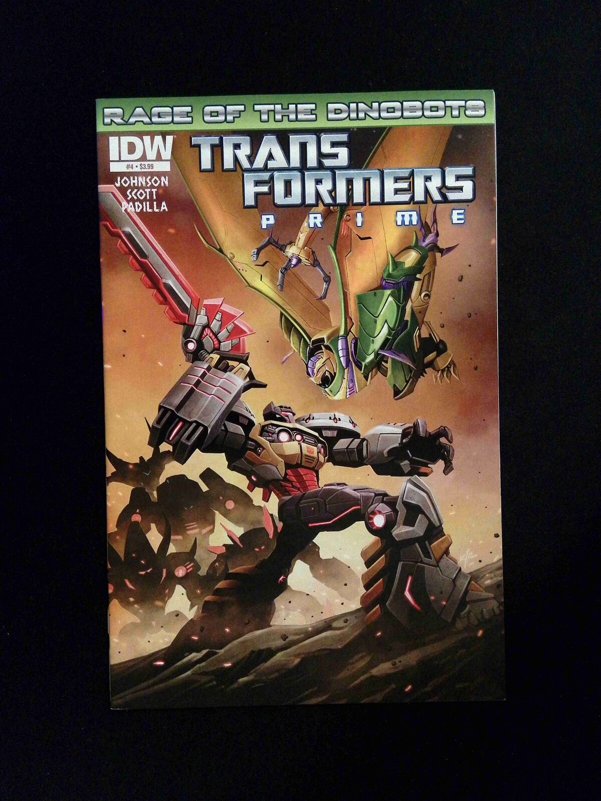 Transformers Prime Rage of the Dinobots #4 IDW Comics 2012 NM