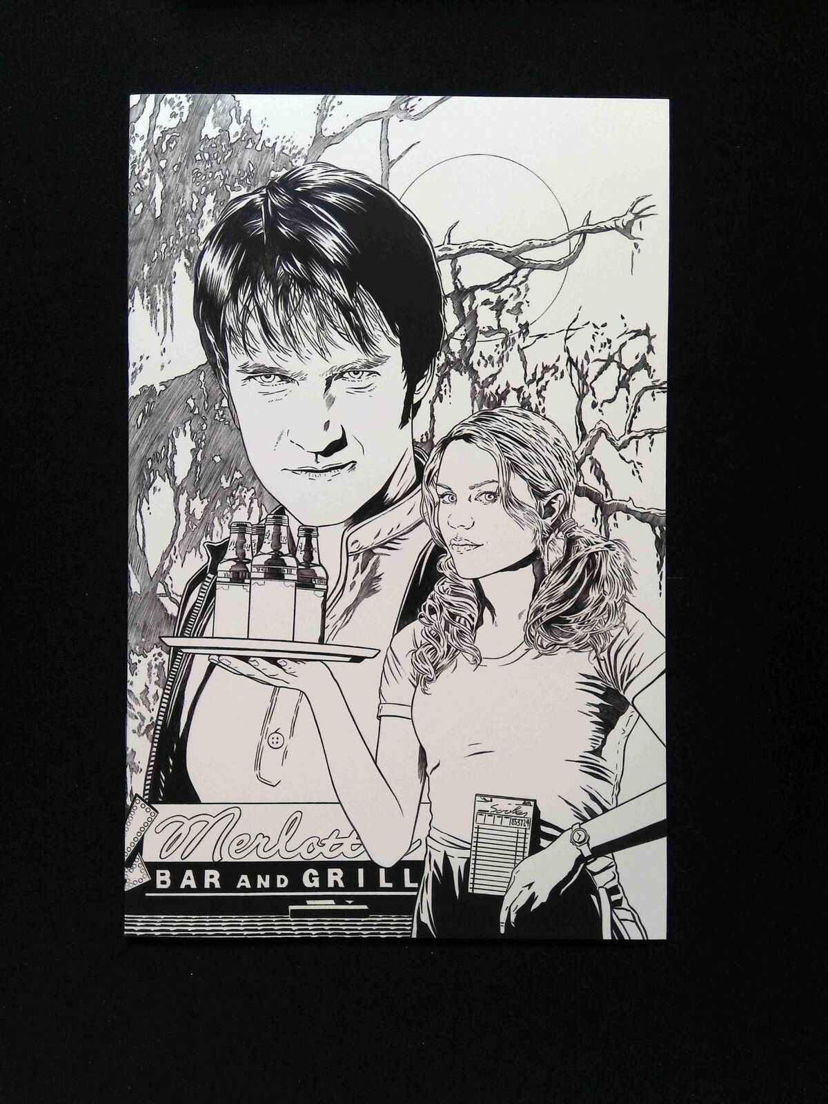 True Blood #4RI.A IDW Comics 2010 NM+ Corroney Variant