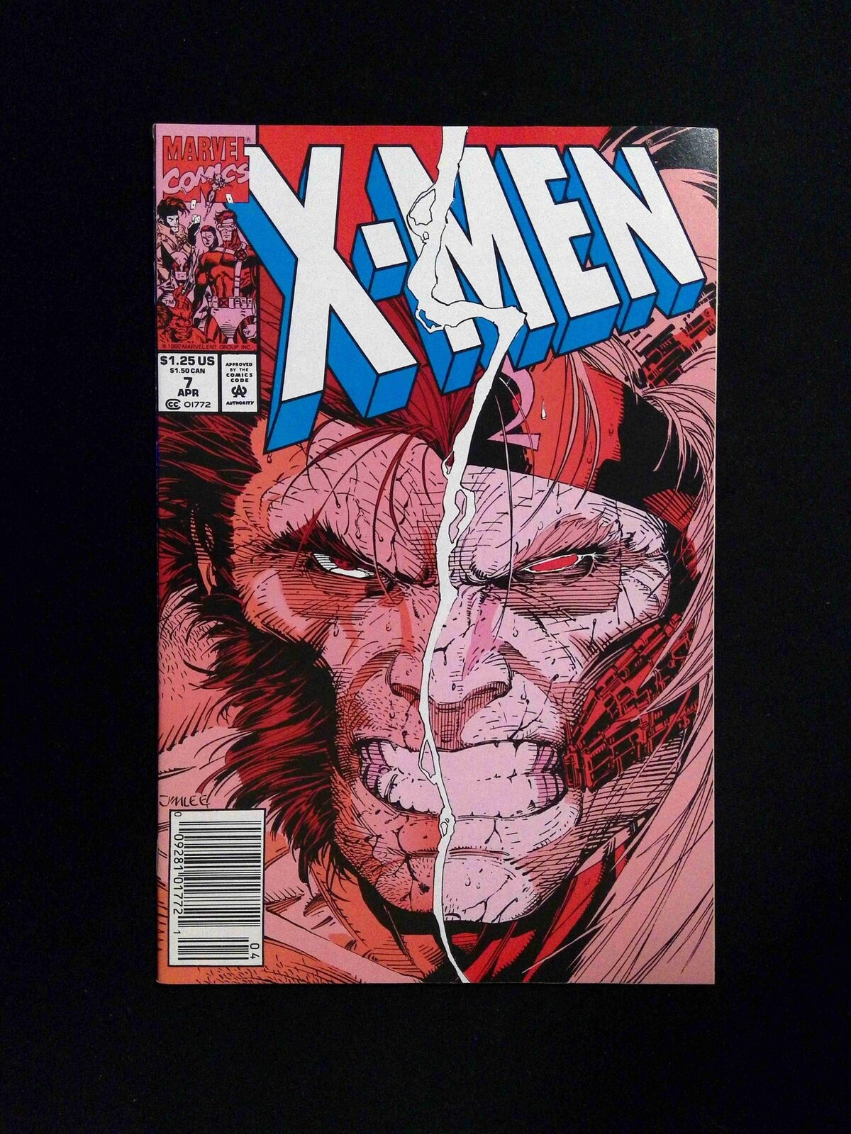 X-Men #7 Marvel Comics 1991 NM- Newsstand