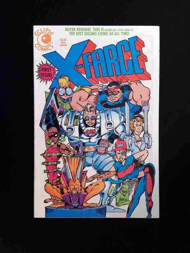 X-Farce #1 ECLIPSE Comics 1992 VF/NM