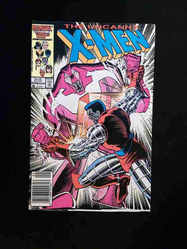Uncanny X-Men #209 MARVEL Comics 1986 VF- NEWSSTAND