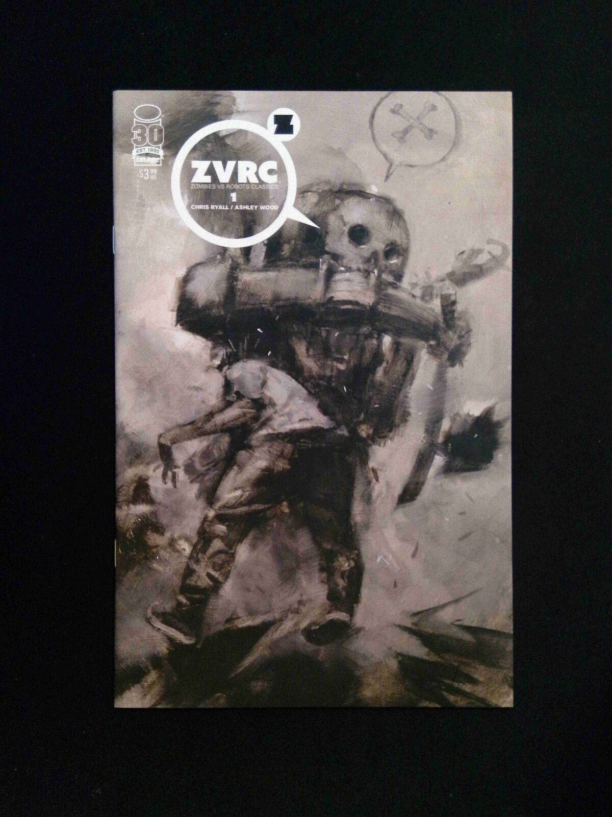 ZVRC: Zombies vs. Robots Classic #1B Image Comics 2022 NM+ Wood Variant