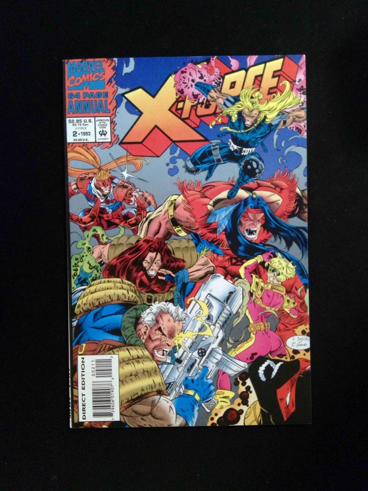 X-Force Annual #2 Marvel Comics 1993 VF+