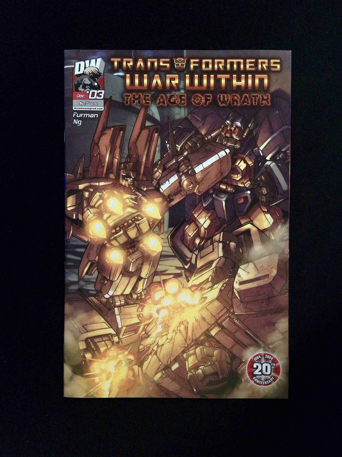 Transformers War Within Age Of Wrath #3 Dreamwave Comics 2004 VF+