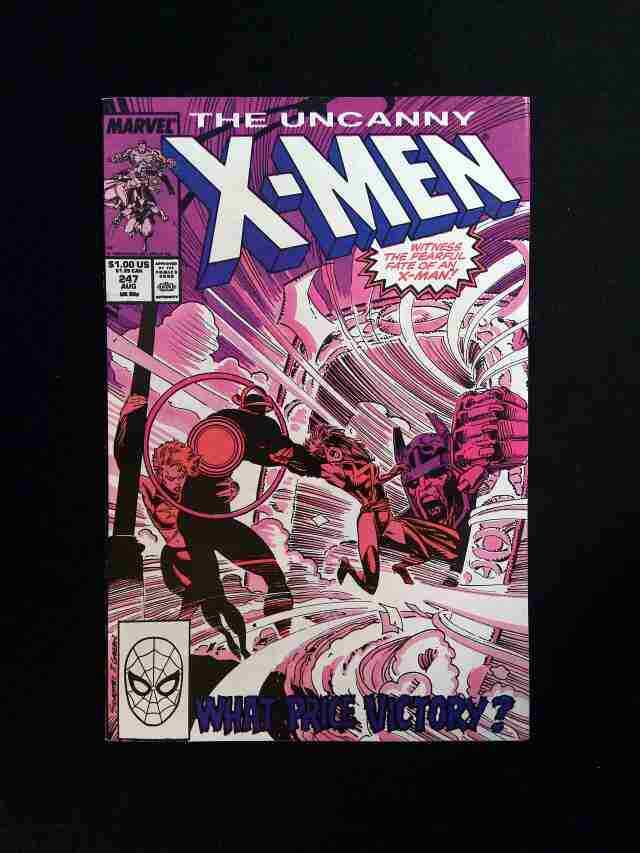 Uncanny X-Men #247 MARVEL Comics 1989 VF+