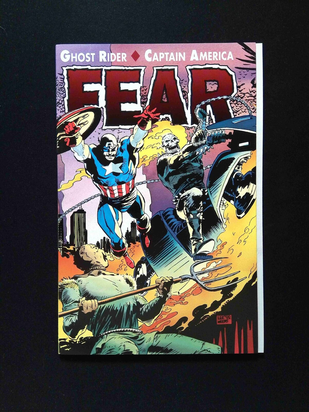 Ghost Rider Captain America Fear #1 MARVEL Comics 1992 NM-