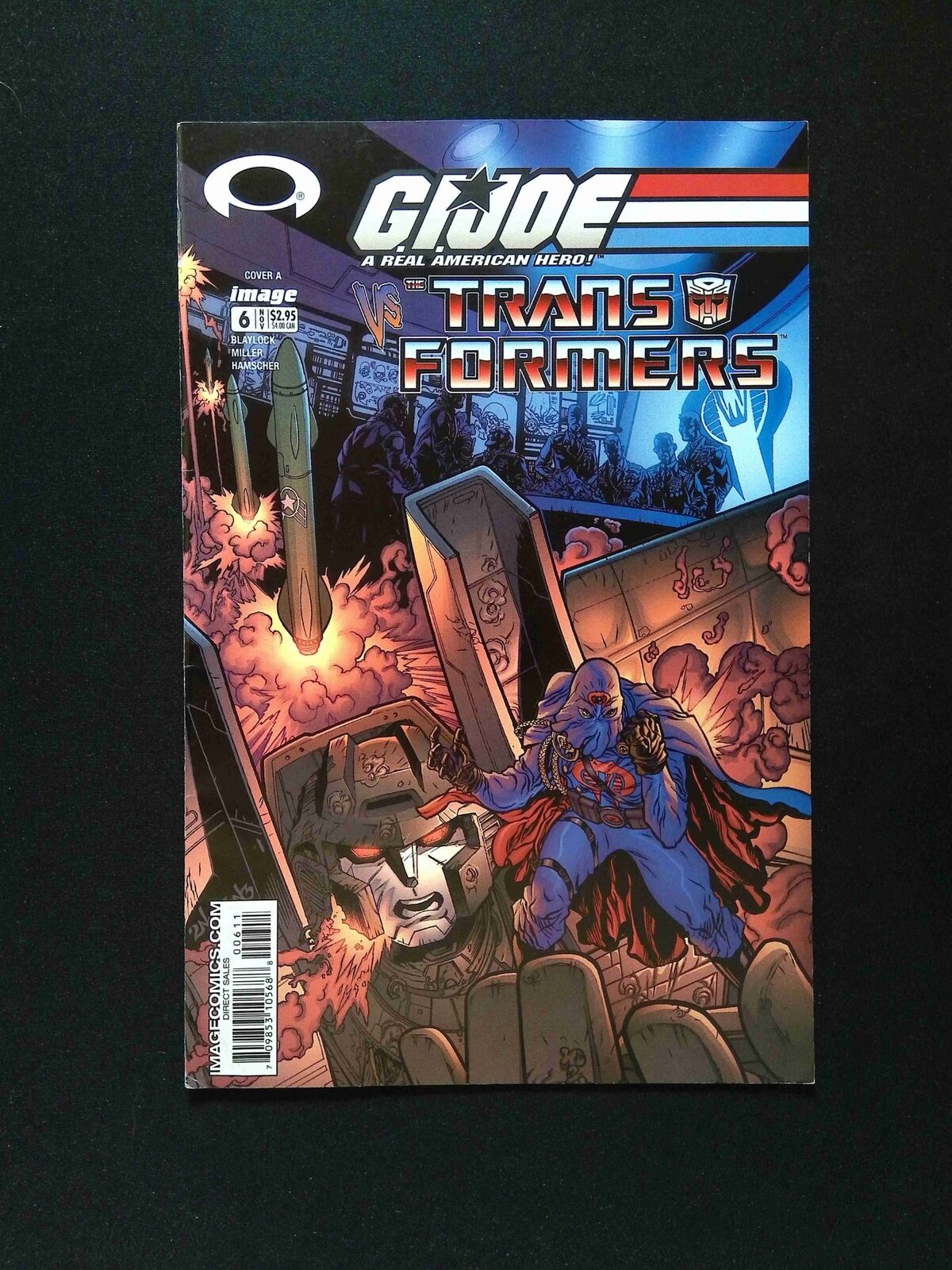 GI Joe Vs Transformers #6 IMAGE Comics 2003 VF+