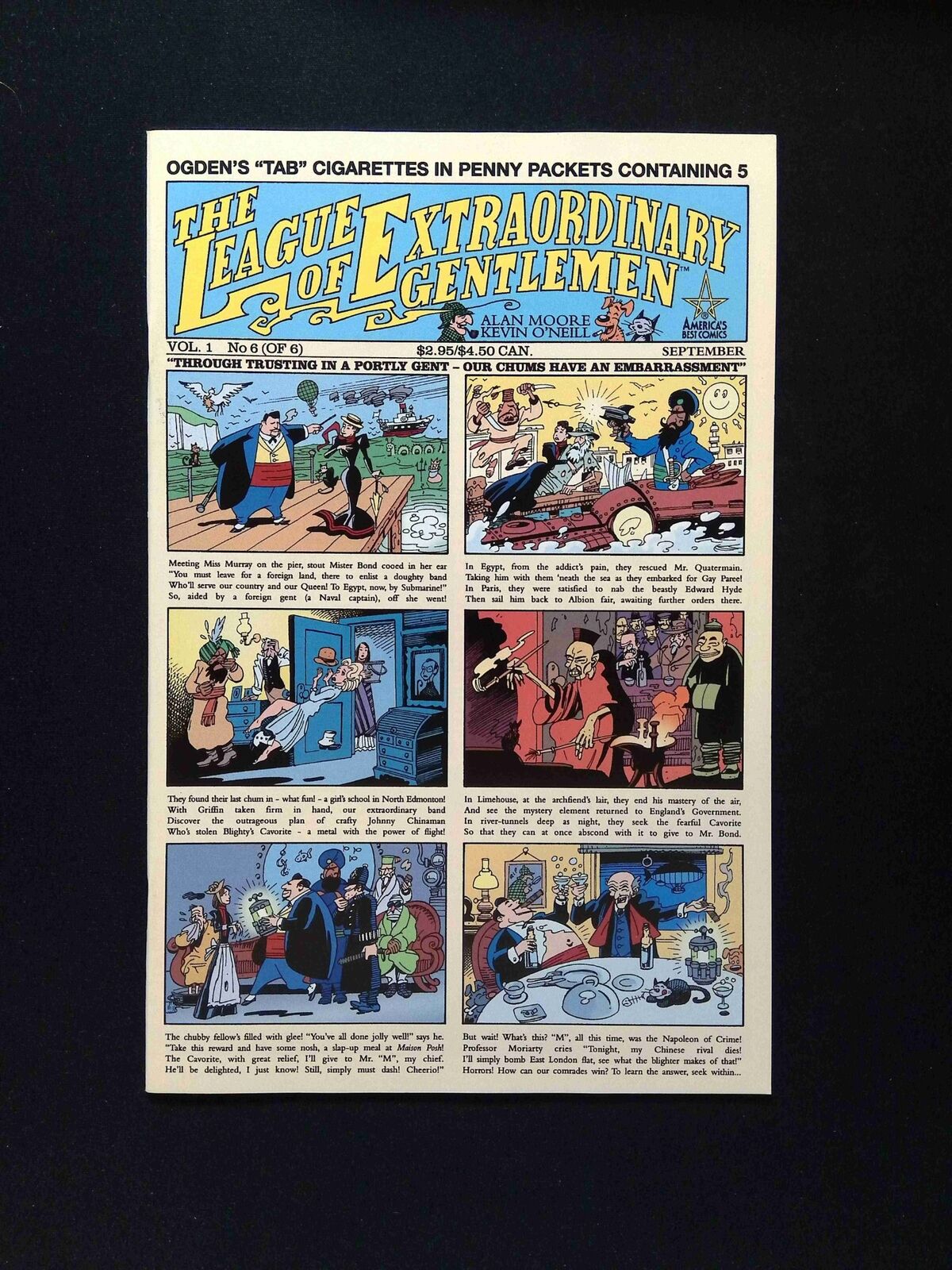 League Of Extraordinary Gentlemen #6 AMERICA'S BEST Comics 2000 NM+