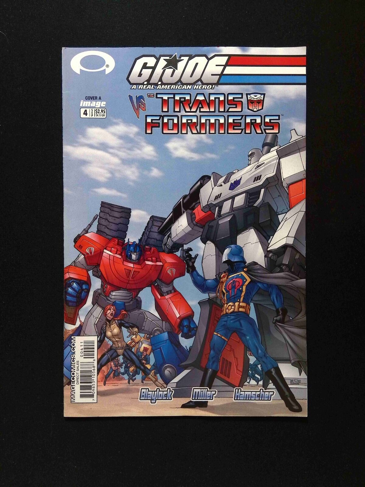 GI Joe Vs Transformers #4 IMAGE Comics 2003 VF-