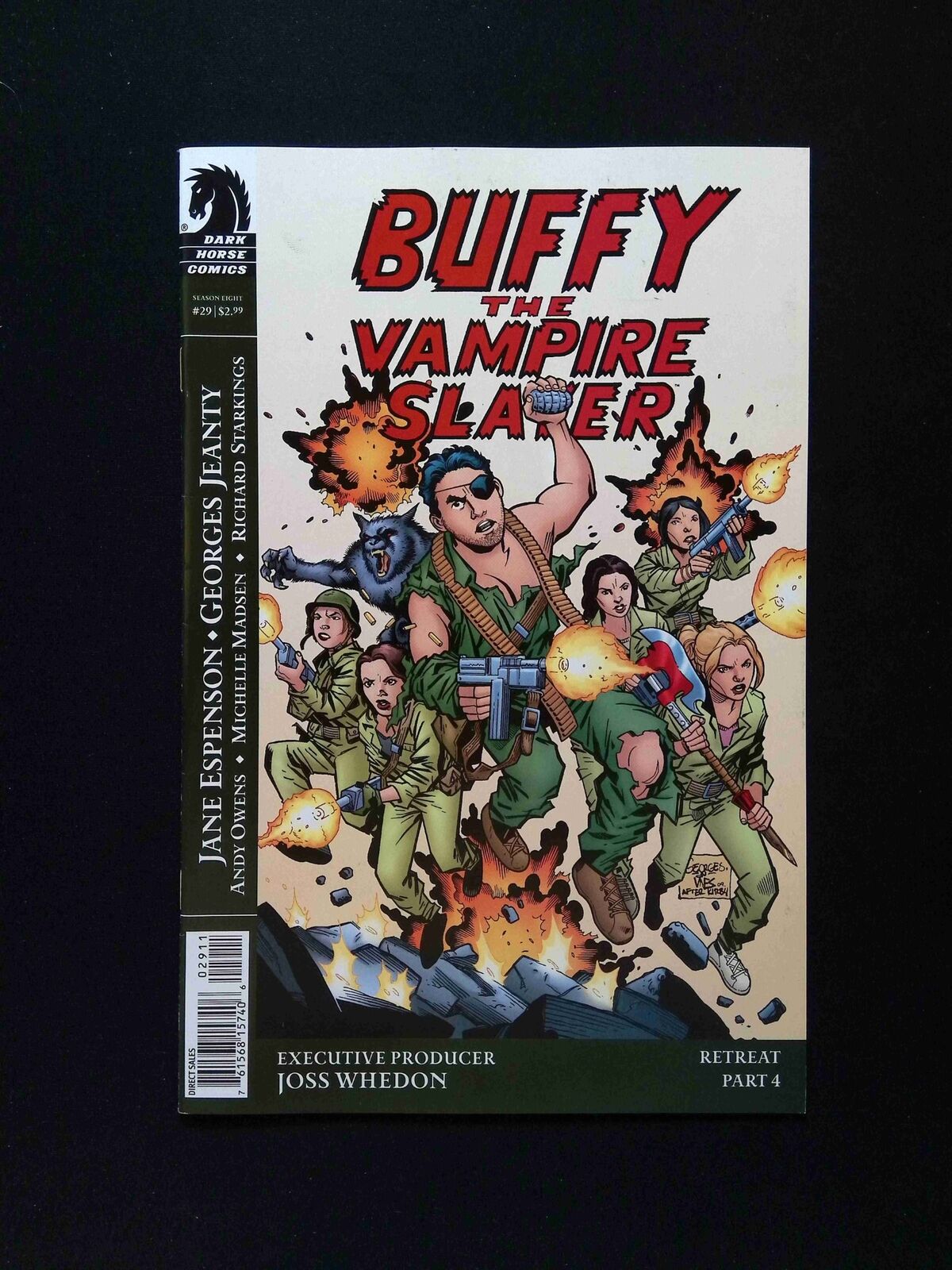 Buffy The Vampire Slayer #29B (SEASON 8) DARK HORSE 2009 VF+ JEANTY VARIANT