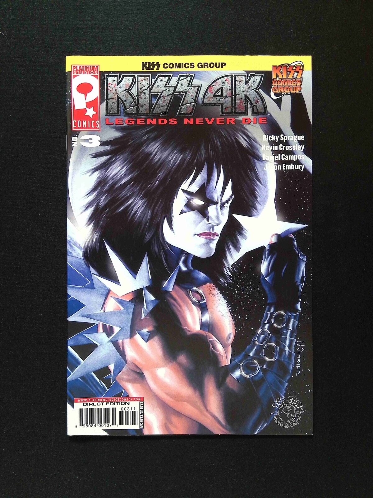Kiss 4k #3 PLATINUM STUDIOS Comics 2007 NM-