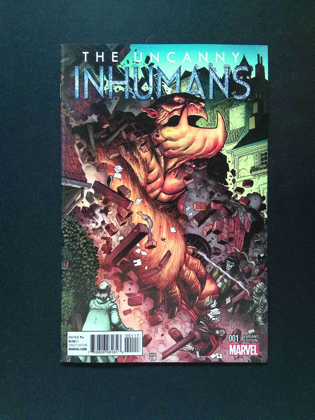 Uncanny Inhumans #1H MARVEL Comics 2015 NM ADAMS VARIANT