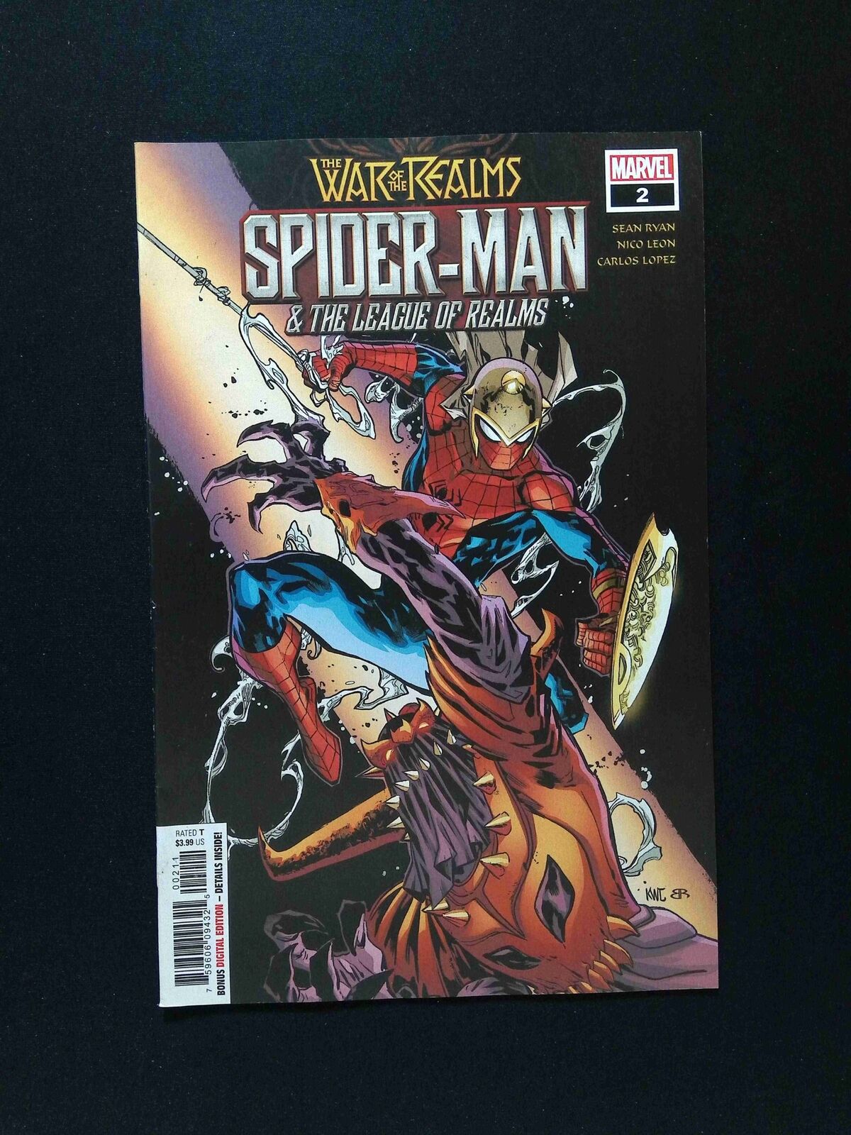 War of the Realms Spider-Man and the League of Realms #2 MARVEL Comics 2019 NM-