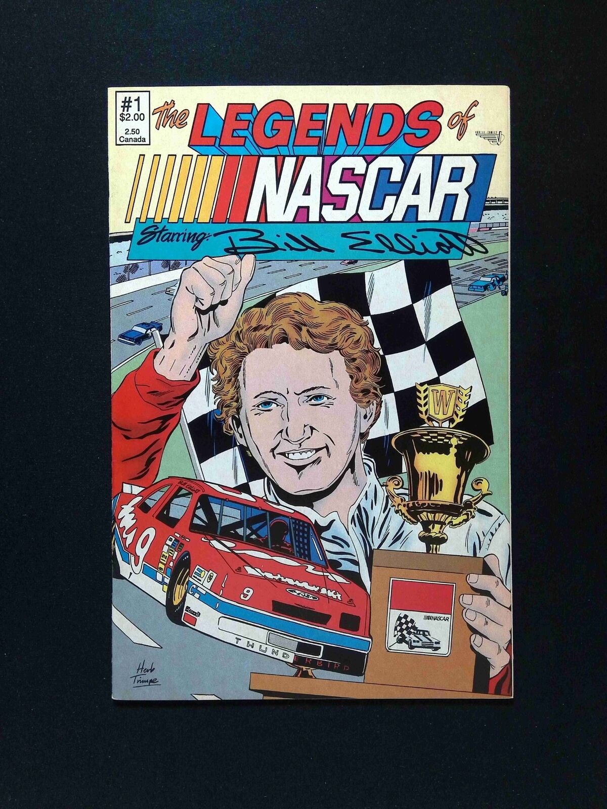 Legends of Nascar #1 VORTEX Comics 1990 VF